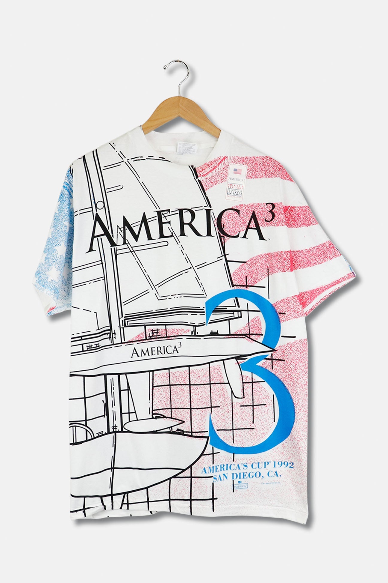 [RECTO] / ☆ AMERICA 1992 SLEEVELESS TURN UP T-SHIRT RECTO - Official Website