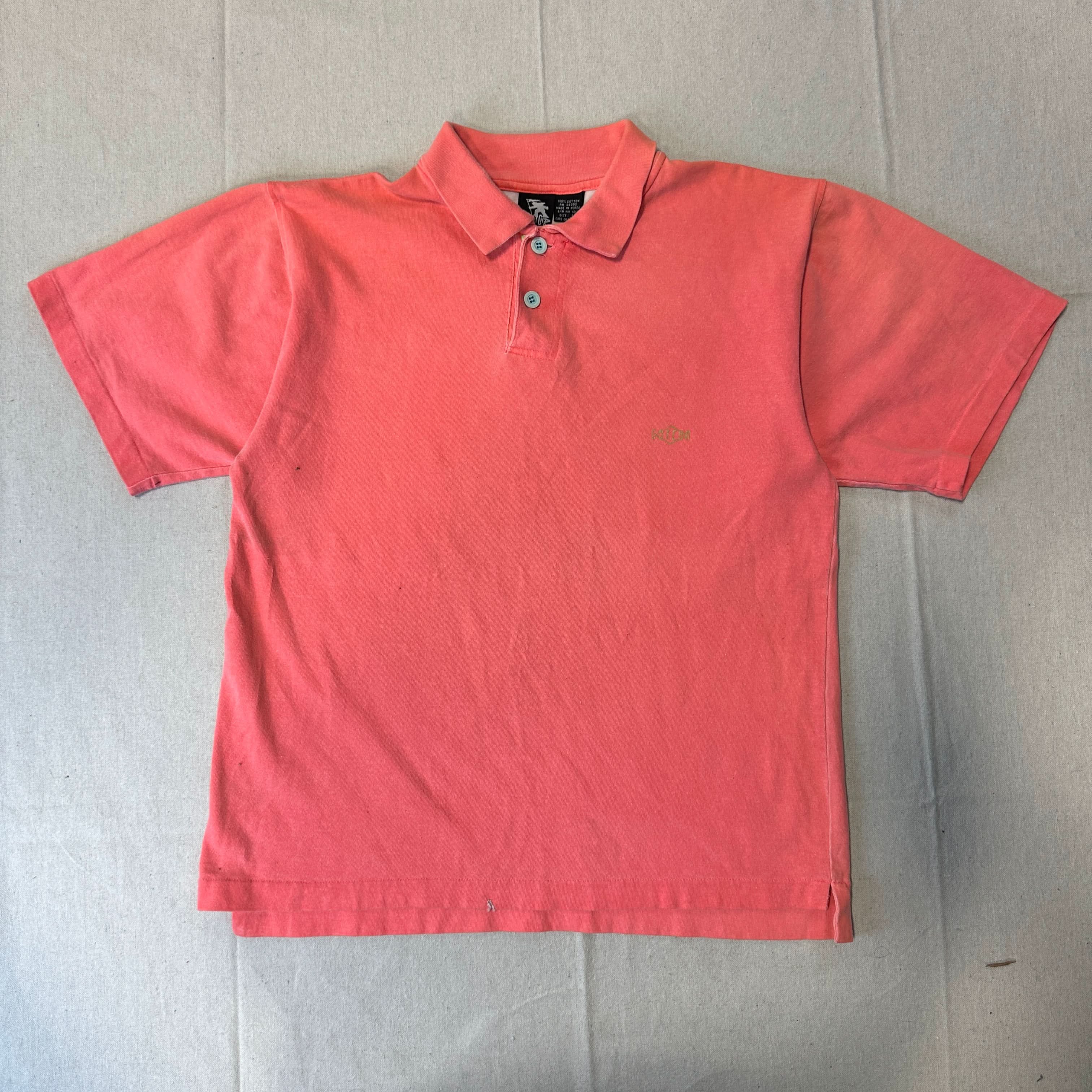 Vintage Gotcha Coral Polo Shirt Size L 80s – FAIF.COM