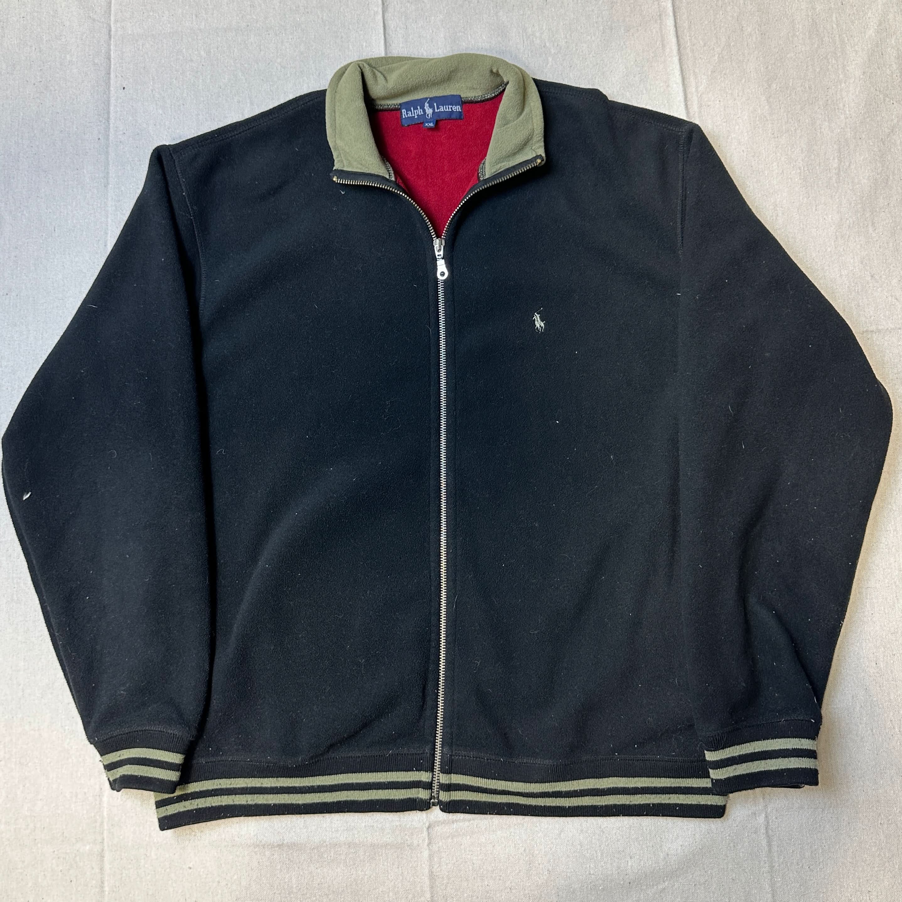 Vintage Ralph Lauren Fleece Zip Jacket Size XXL – FAIF.COM