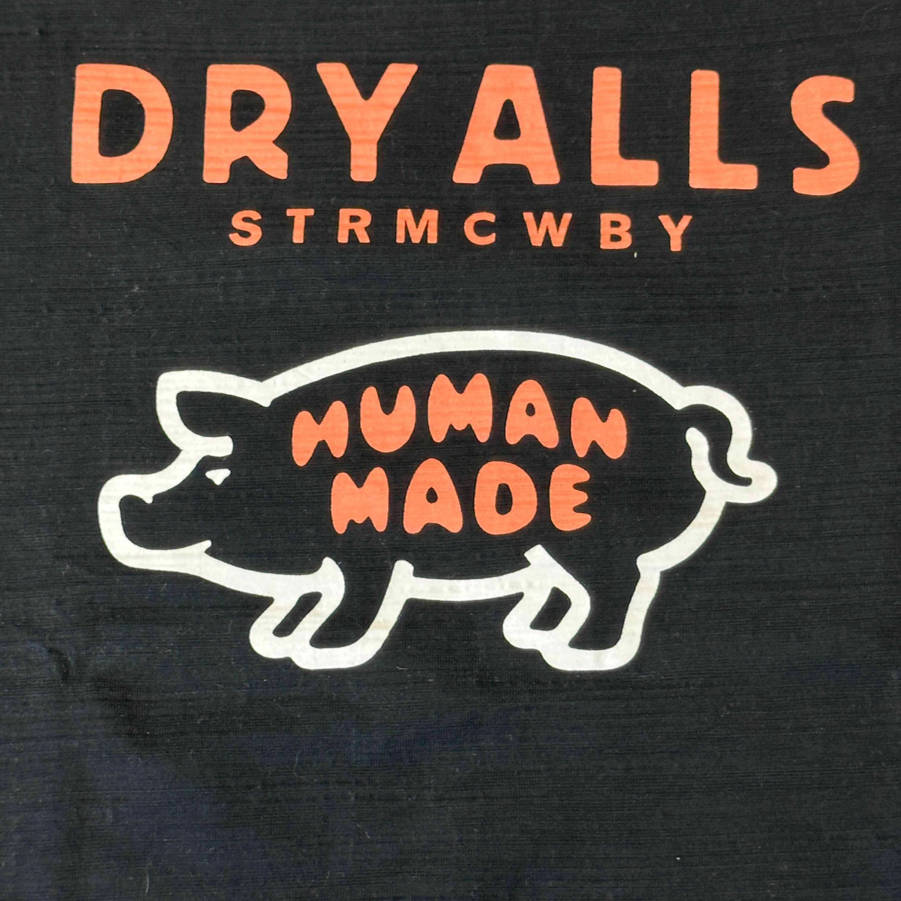 本*匠様 HUMAN MADE DRY ALLS PIG PAPER MACHE Vintage Human Made Dry Alls Pig Graphic T-Shirt Size Medium – FAIF.COM