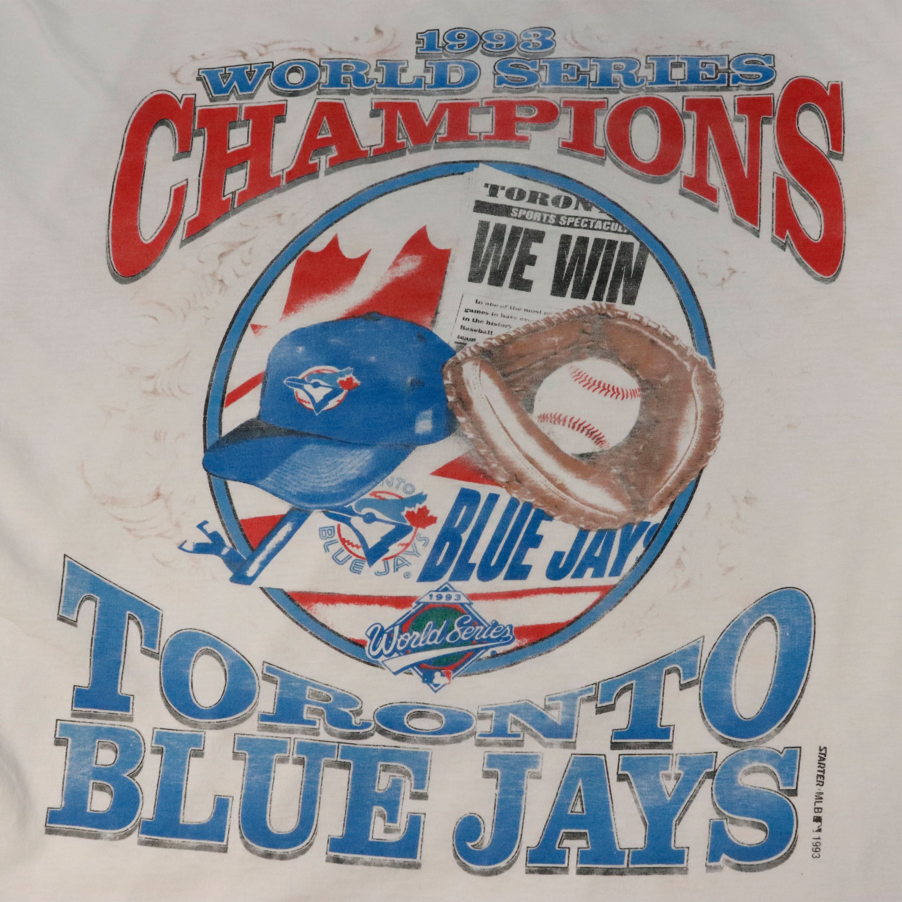 Vintage Starter Toronto Blue Jays 1993 World Series Champions