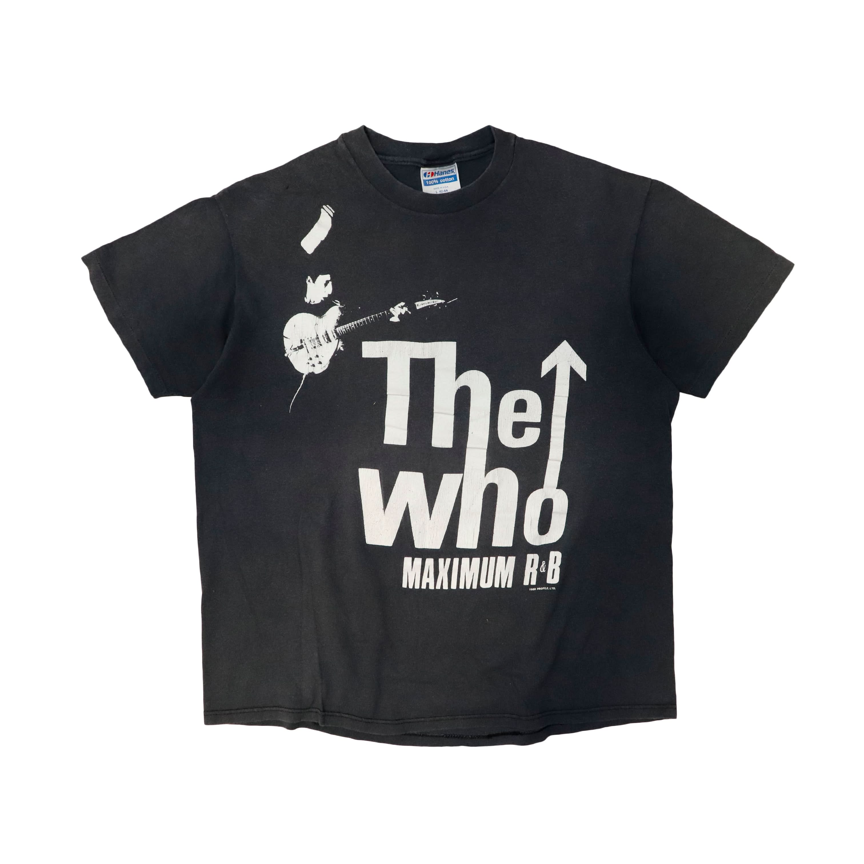 Vintage 1989 The Who Maximum R&B Graphic T-Shirt Size L – FAIF.COM