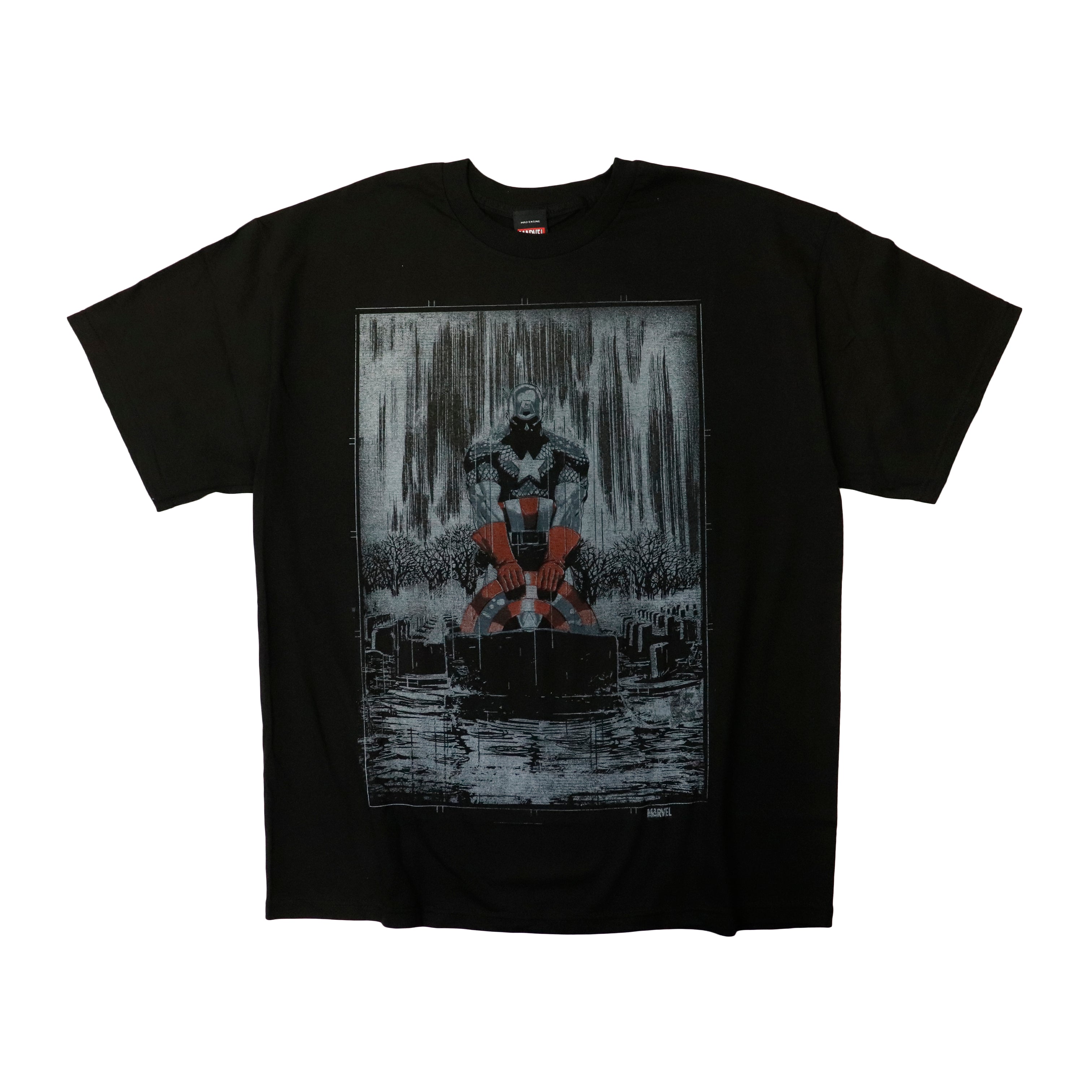 T-shirt Marvel Avengers 2012 Mad Engine - Noir, Taille L Homme, Occasion Très Bon état