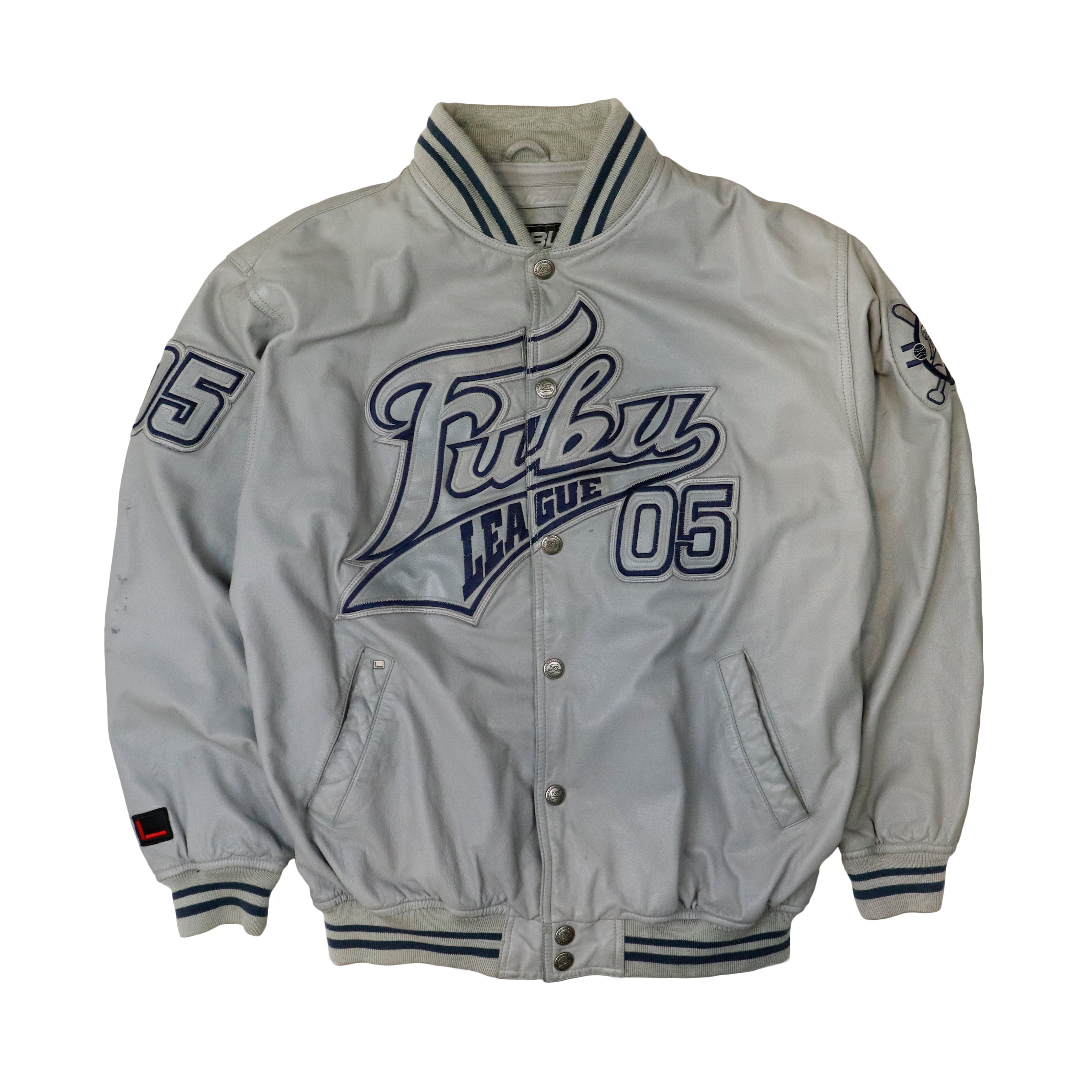 Vintage FUBU League 05 Leather Varsity Jacket Size L – FAIF.COM