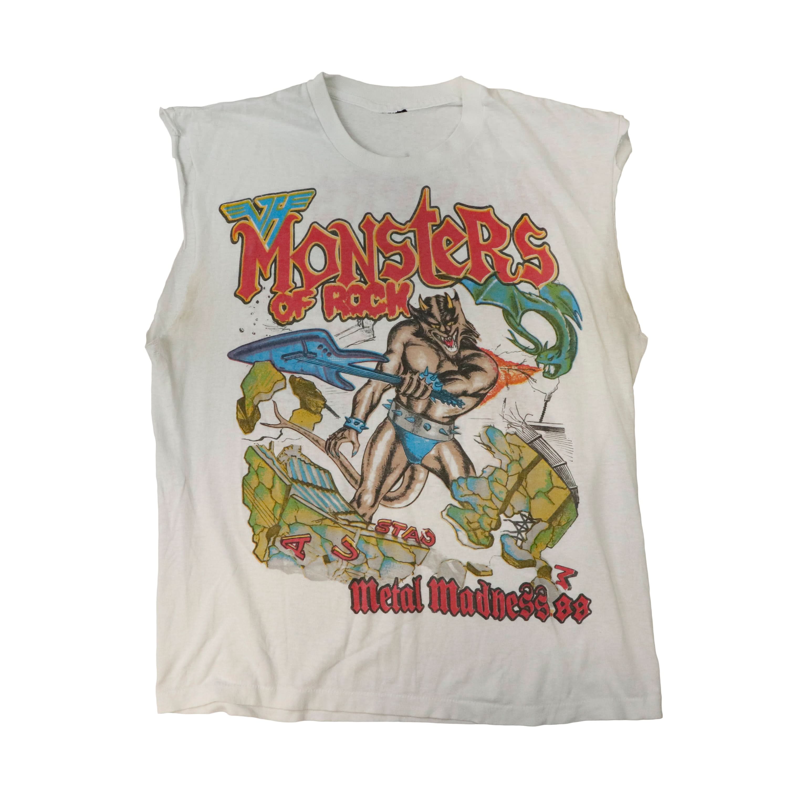 Vintage Monsters of Rock Graphic Tank Top Size L Van Halen Metallica a –  FAIF.COM