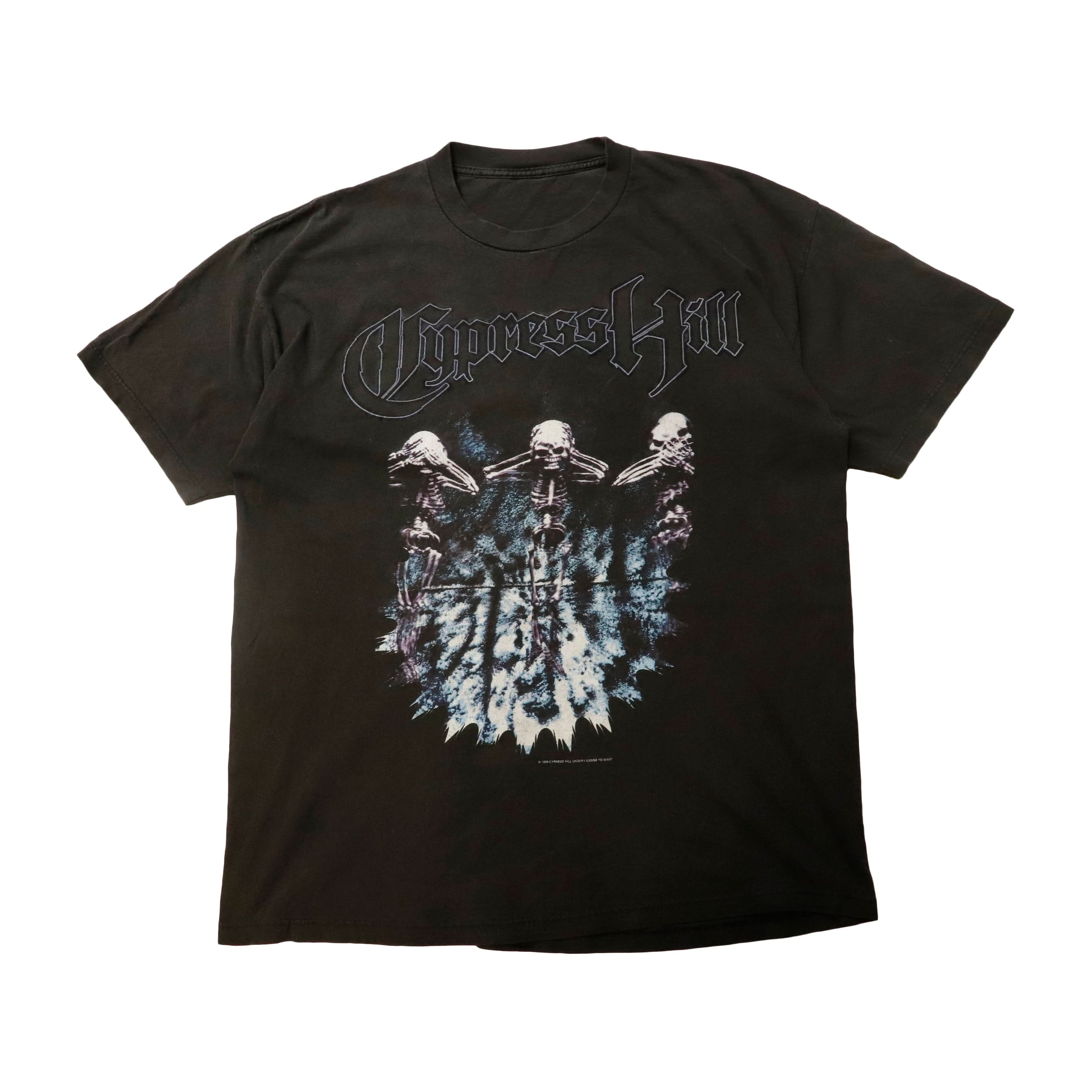Vintage 1998 Cypress Hill Skeleton Rap Graphic T-Shirt – FAIF.COM