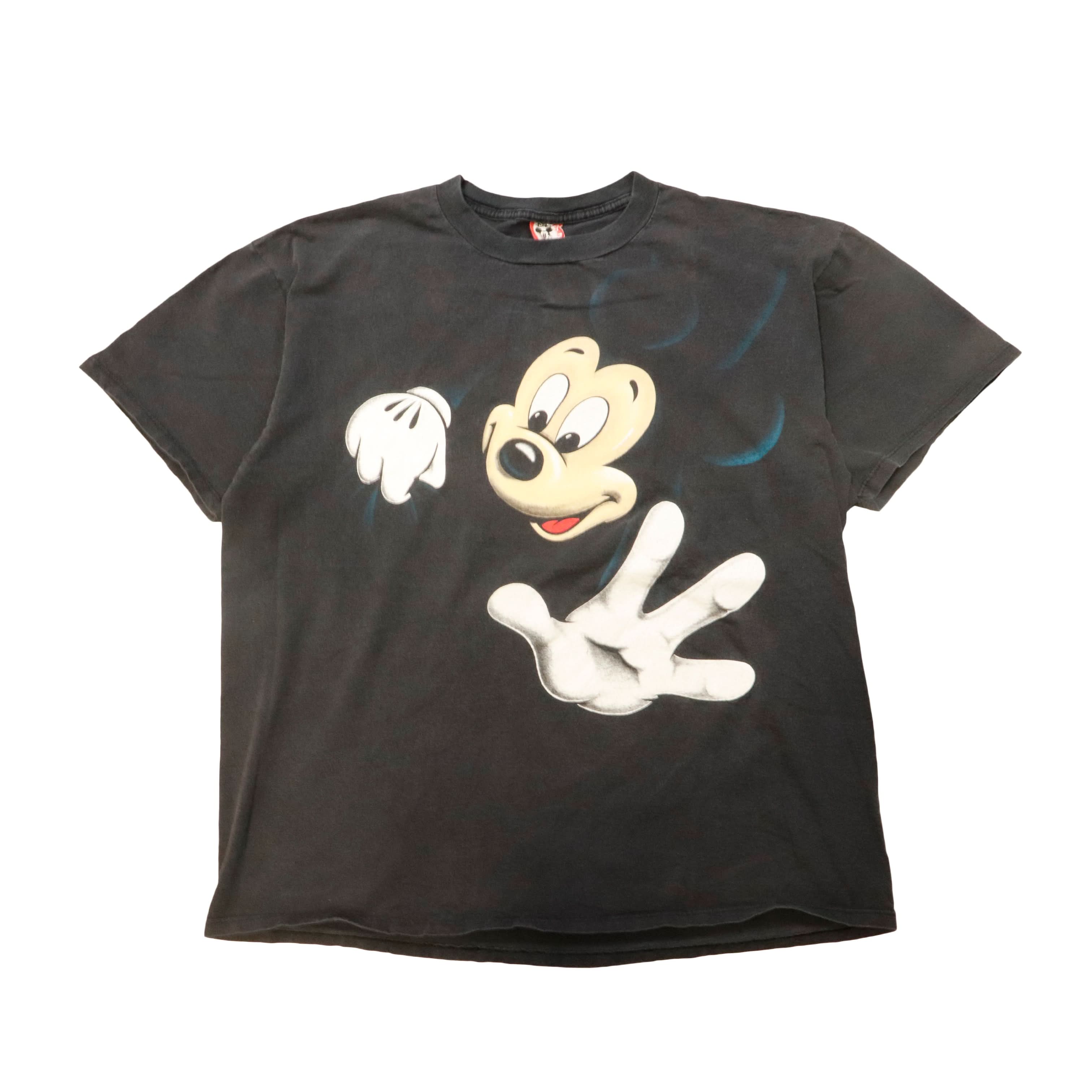 Vintage Mickey Mouse Big Head graphic T-shirt 90s – FAIF.COM