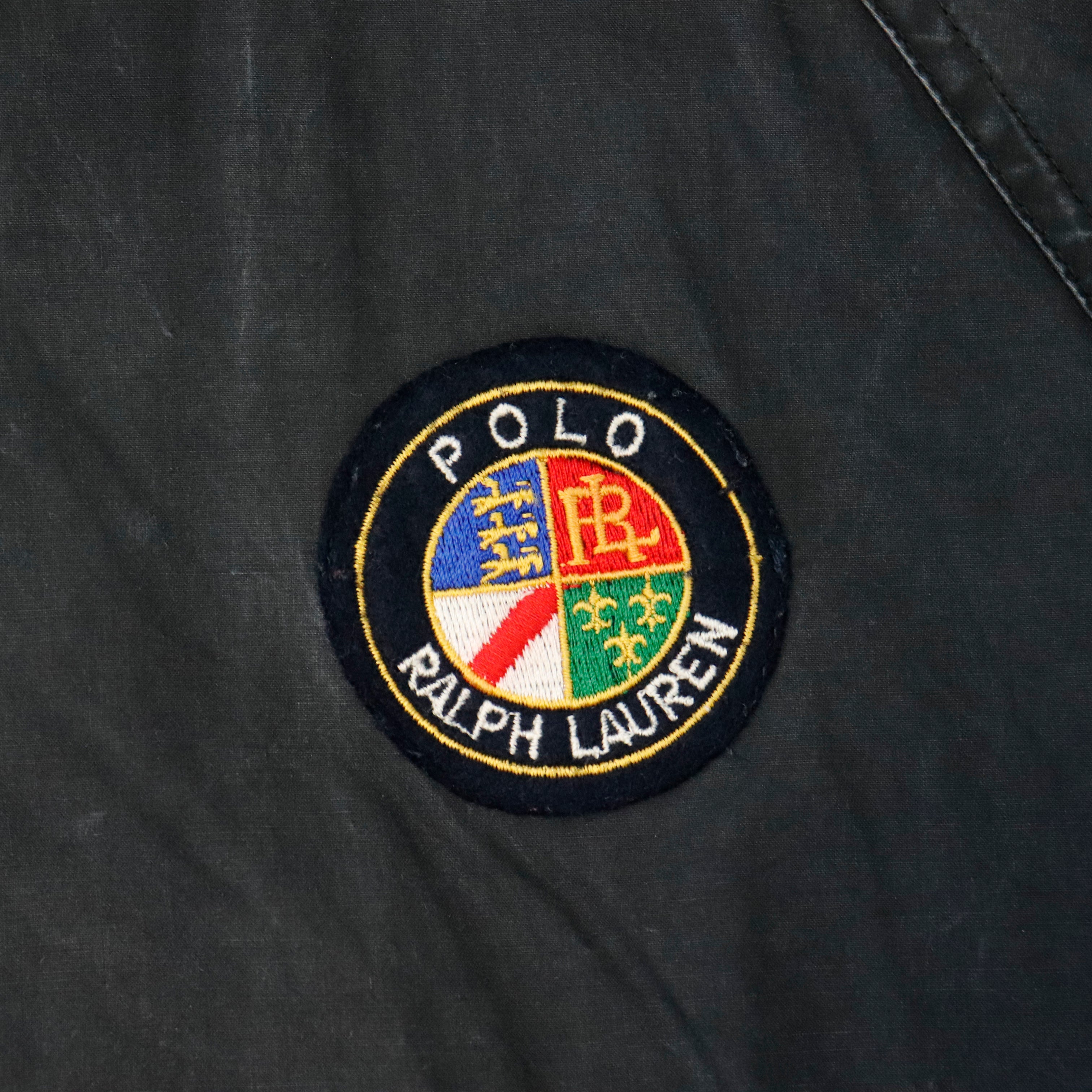 希少☆90’s Ralph Laurenクロップド タクティカル ジャケット POLO RALPH LAUREN - 希少なブラック 90s Ralph Lauren スウィング