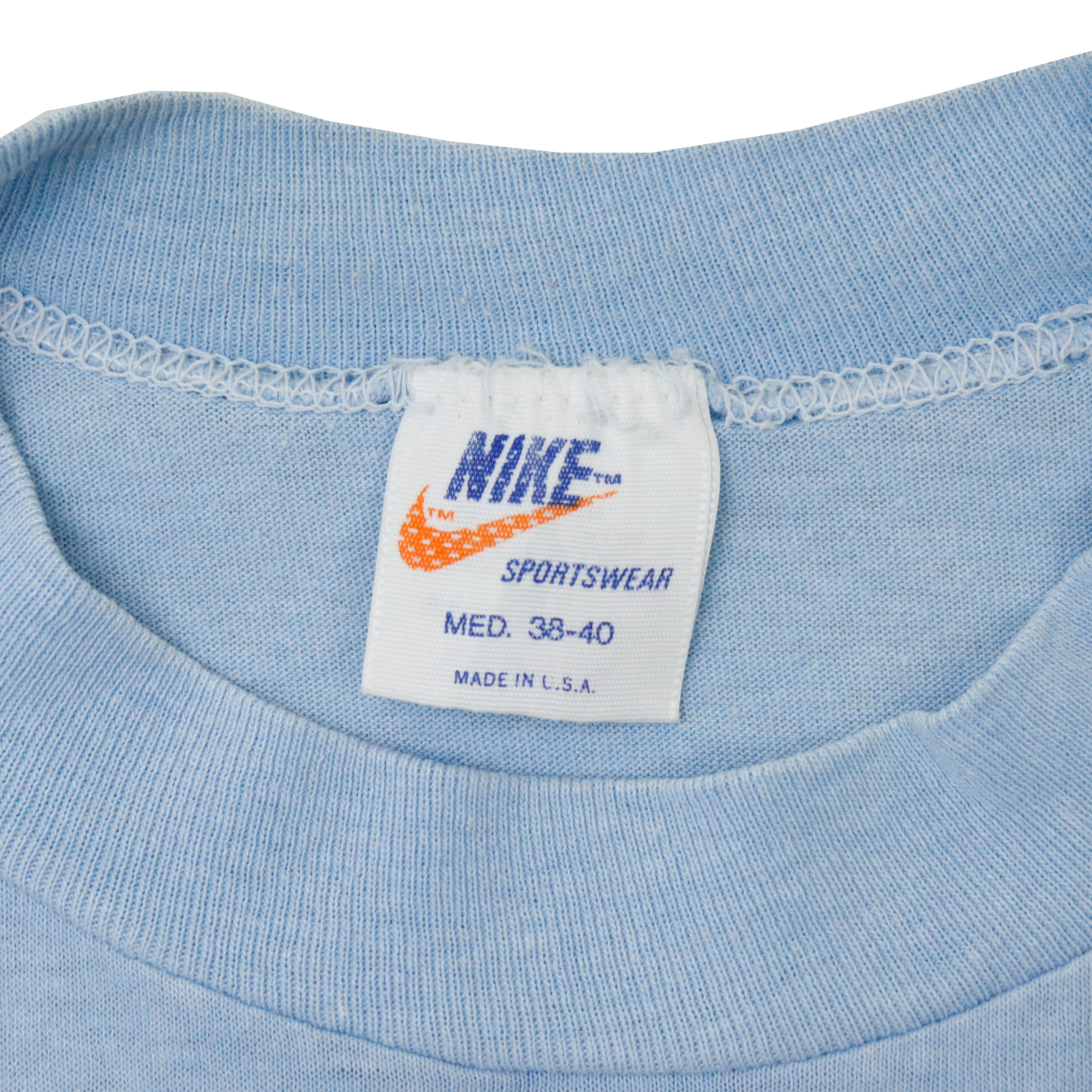 Vintage 1982 Nike Orange Swoosh Cascade Run Off 