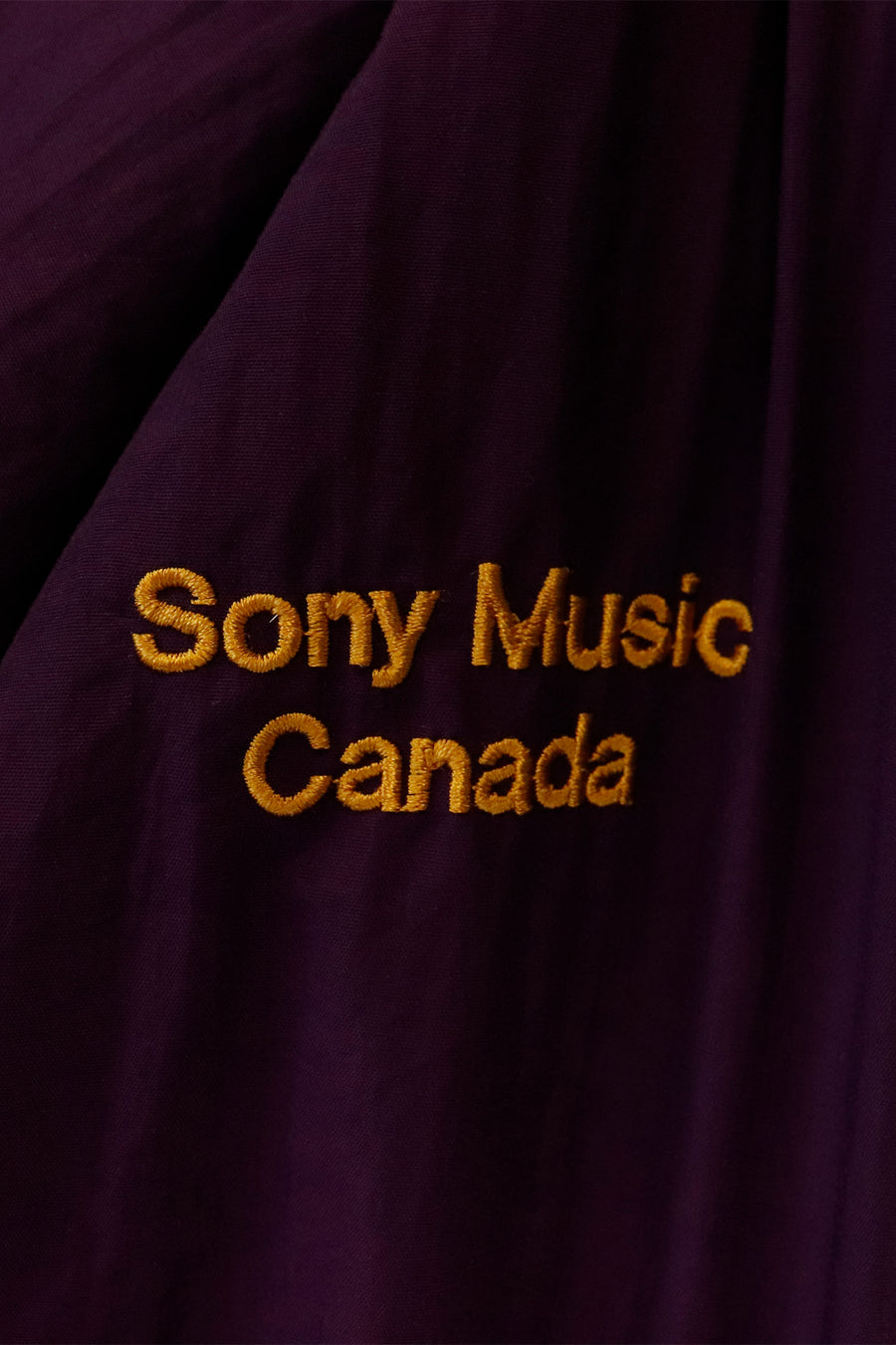 Vintage Reversible Sony Music Celine The Color Of My Love Grey Fleece/ Purple Gold Full Zip Jacket