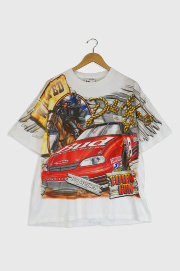 Vintage 1999 Nascar Dale Earnhardt Jr. Budweiser T Shirt Sz L