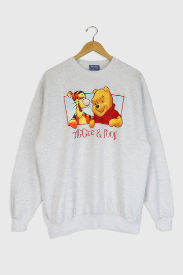 Vintage Disney Tigger And Pooh Sweatsirt Sz XL