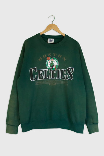 Vintage NBA Boston Celtics Gold Accent Sweatshirt Sz XL