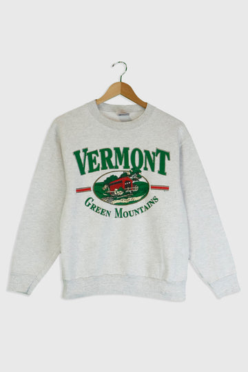 Vintage Vermont 'Green Mountains' Farm Sweatshirt Sz L