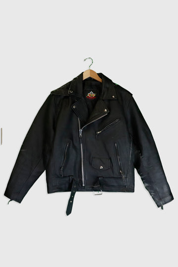 Vintage Royal Powersports Leather Jacket Sz L