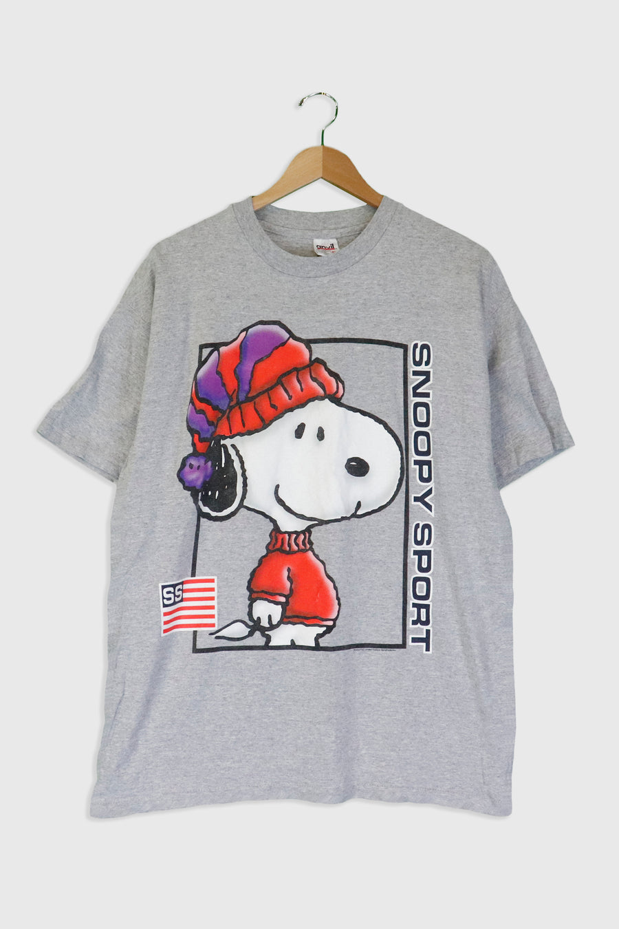 Vintage Snoopy Sport Graphic T Shirt Sz XL