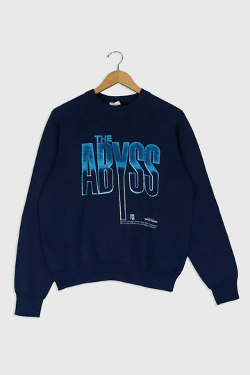 Vintage 1989 'THE ABYSS' Movie Sweatshirt Sz L