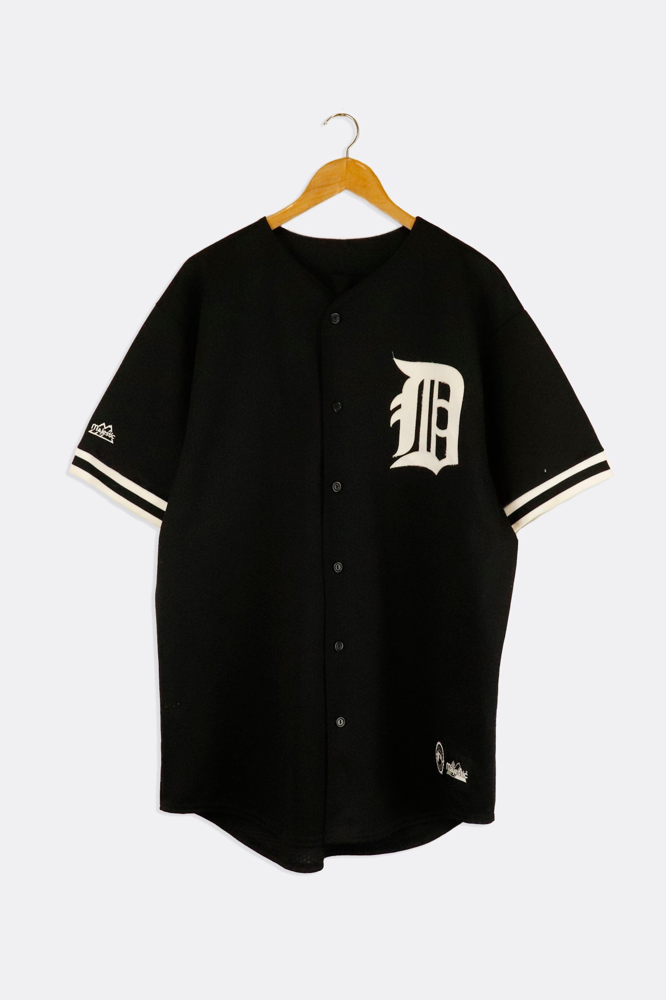 Vintage MLB Detroit Tigers Embroidered Mesh Jersey Outerwear – F