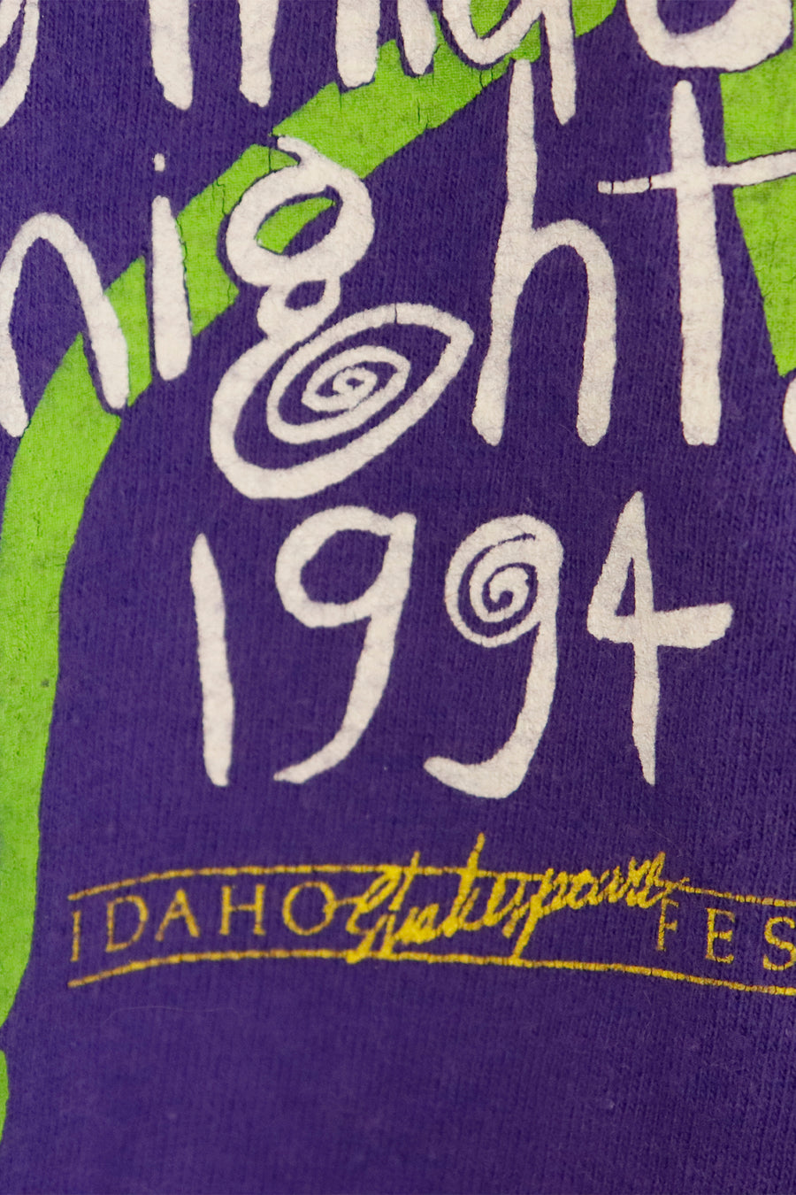 Vintage 1994 Midsummer Nights Run Idaho Longsleeve T Shirt Sz XL
