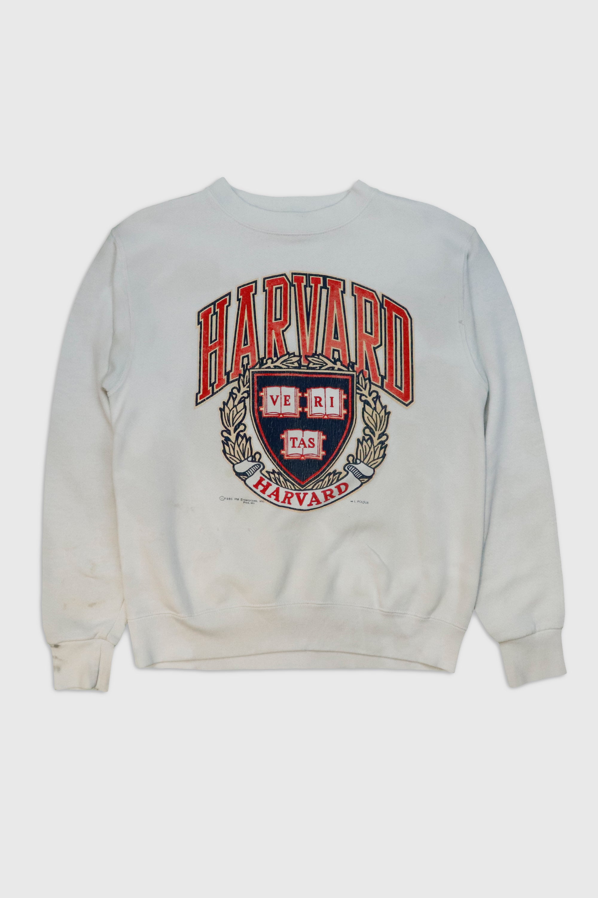 Vintage 1989 Harvard Veritas Sweatshirt – FAIF.COM