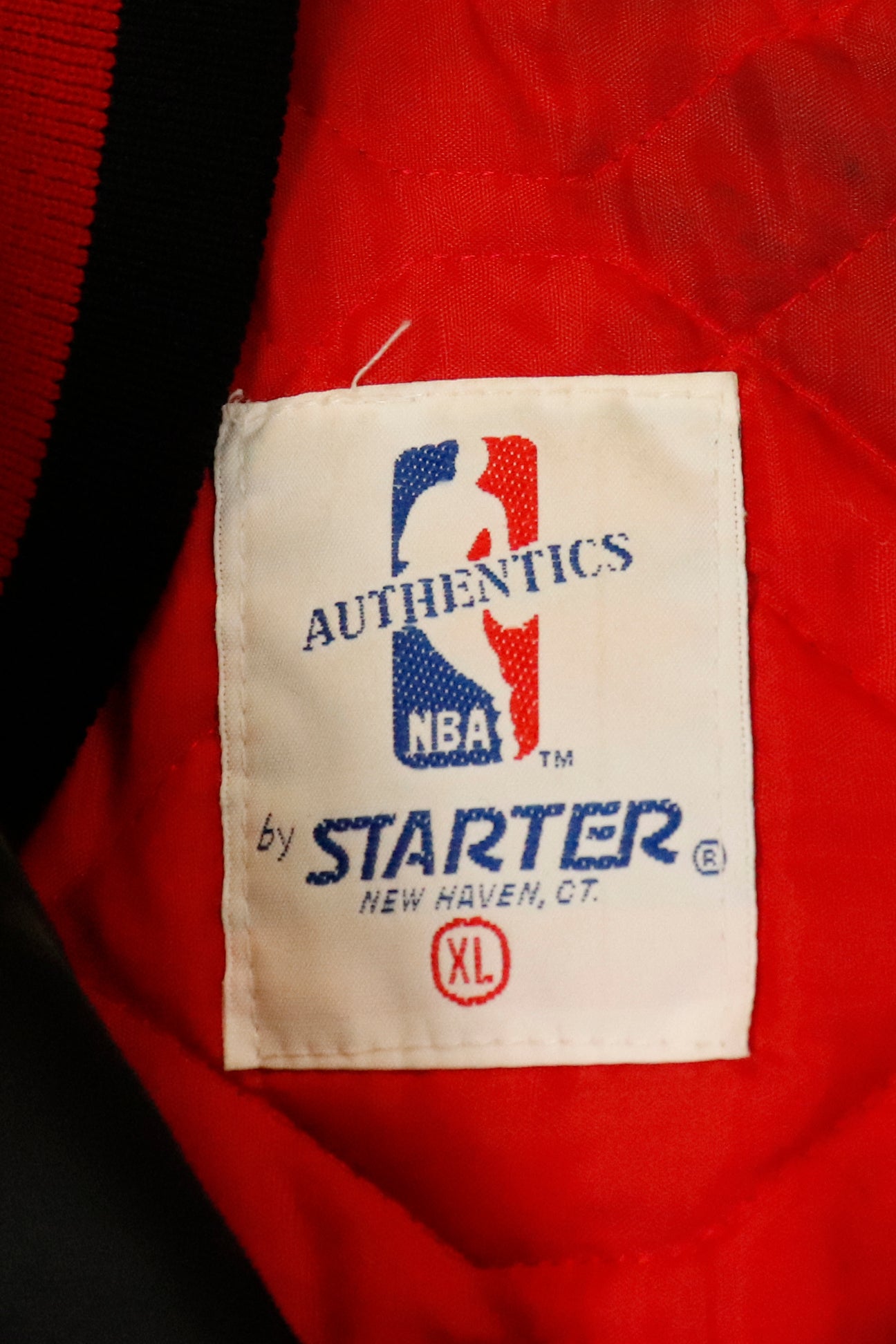 Vintage NBA Chicago Bulls Black Starter Jacket Sz XL – F As In Frank Vintage