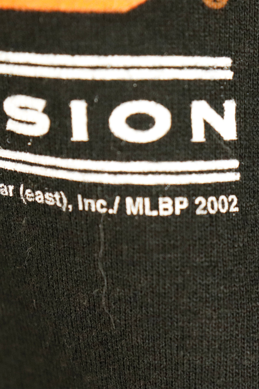 Vintage 2002 MLB New York Mets Vinyl T Shirt Sz 2XL