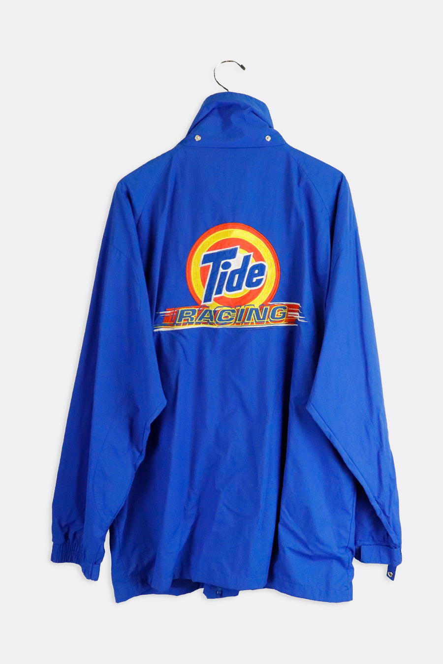 Vintage Tide Racing Downy Customer Patched Zip Up Jacket Sz XL