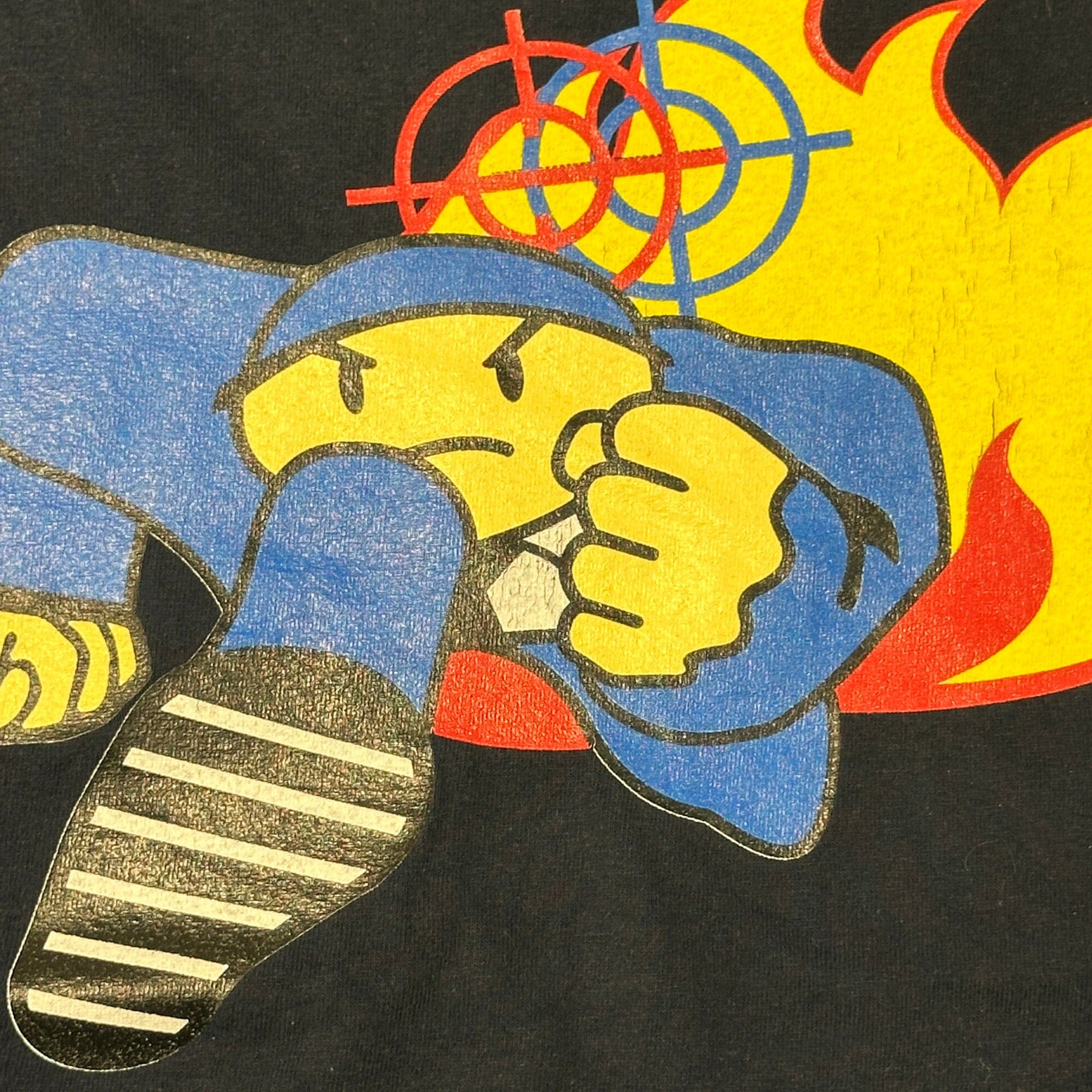 Vintage Duck Down Records Rap Flame Graphic T-Shirt Size XXL
