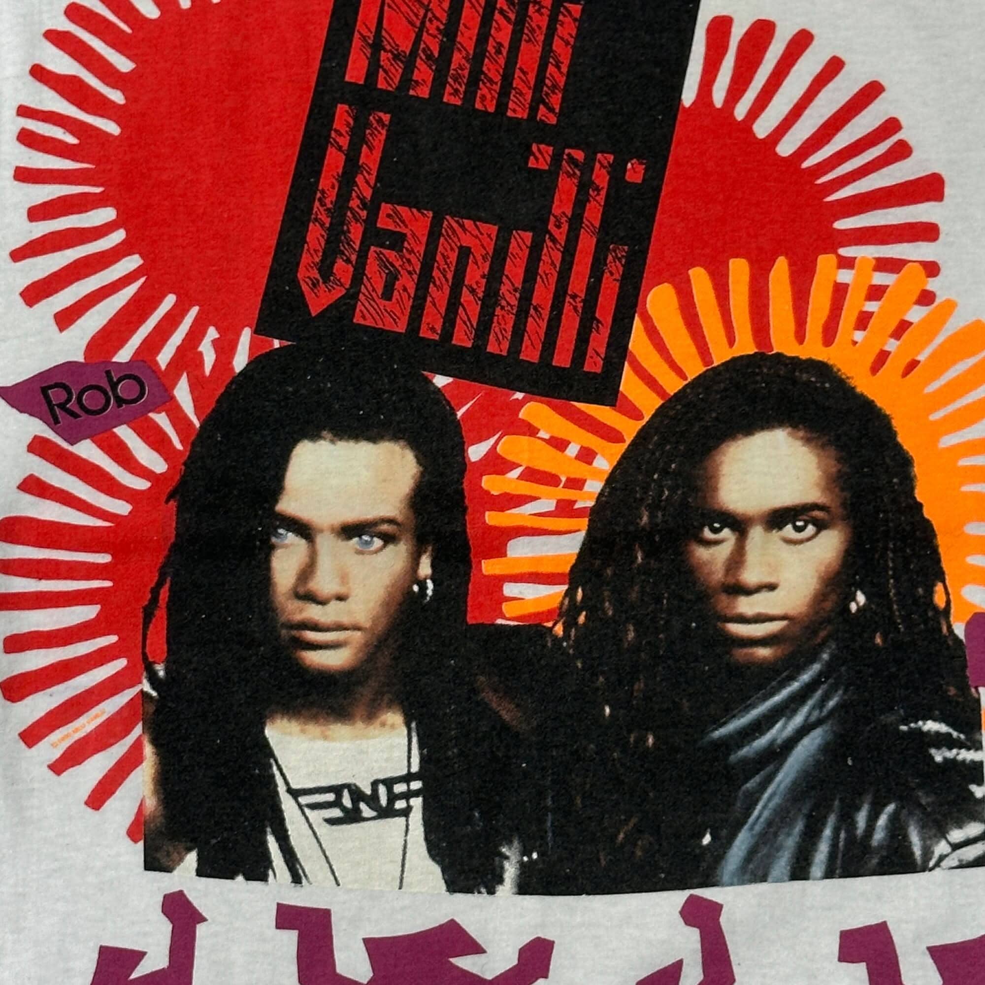 Vintage Milli Vanilli Graphic Concert T-Shirt Size XL – FAIF.COM