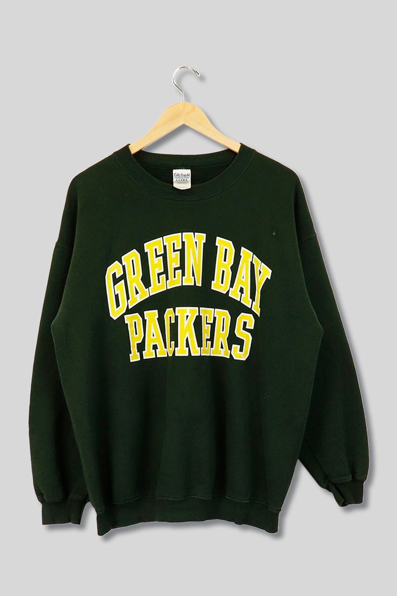 green bay packers crew neck sweatshirt