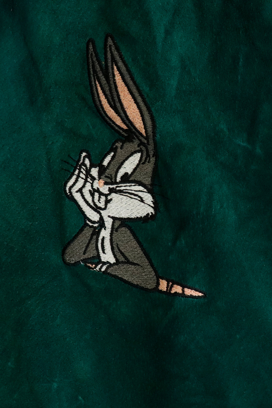 Vintage Looney Tunes Bugz Bunny Suede Jacket Sz L