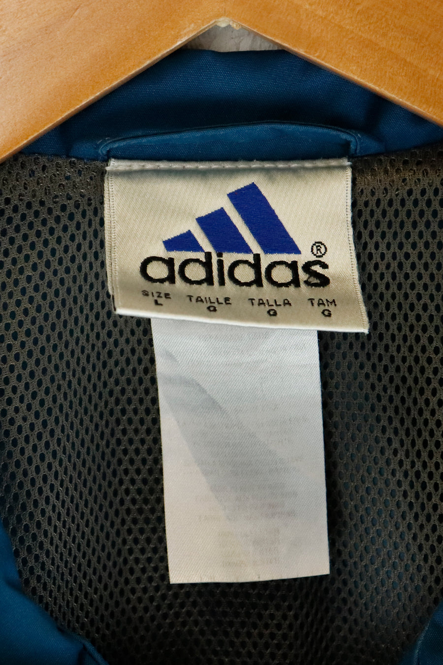 Vintage Adidas Lightweight Net Lined Jacket Sz L