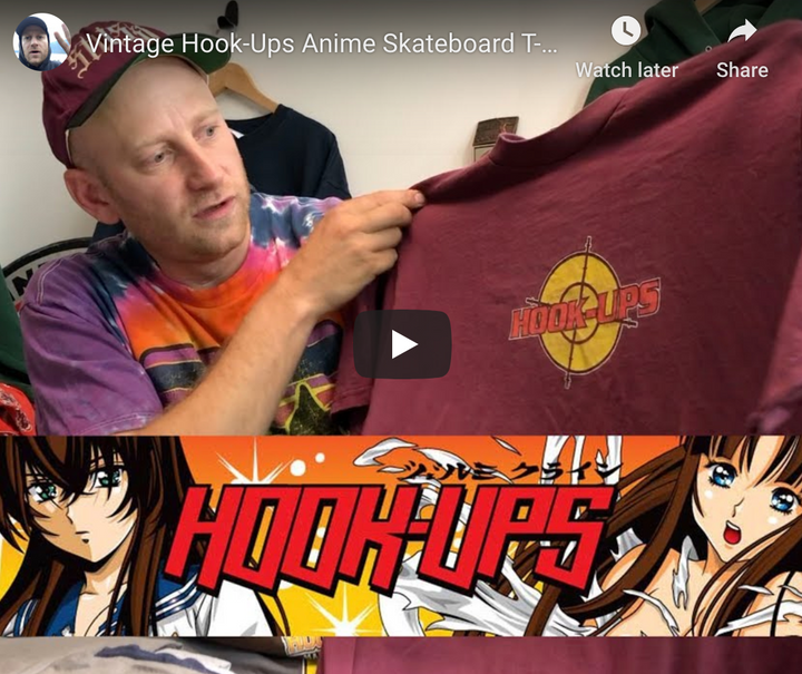 Vintage Hook-Ups Skateboard Tshirt Collection – FAIF.COM