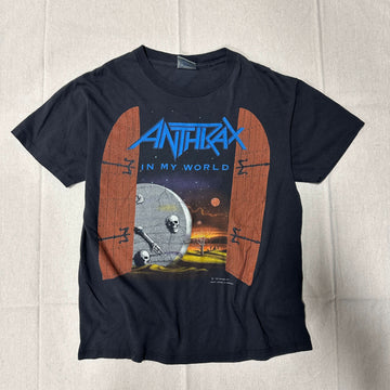 1990s Brockum Anthrax In My World Graphic T-Shirt Size L