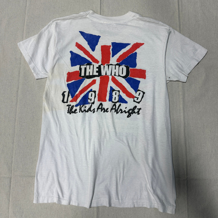 Vintage The Who 1989 Kids Are Alright Tour Graphic T-Shirt Size L