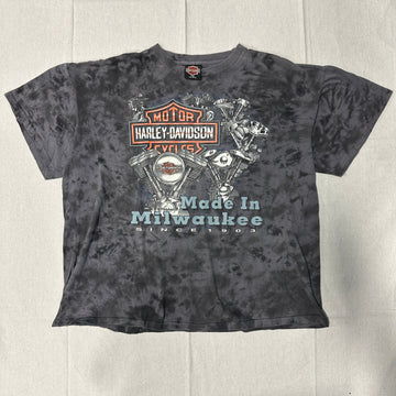 Vintage Harley-Davidson Made In Milwaukee Graphic T-Shirt Size XXL 90s