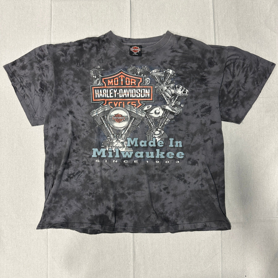 Vintage Harley-Davidson Made In Milwaukee Graphic T-Shirt Size XXL