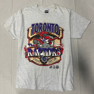 Vintage Tultex Toronto Raptors Graphic T-Shirt Size Large 90s
