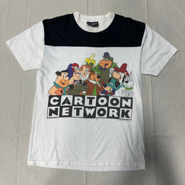 Vintage Cartoon Network 1993 Hanna-Barbera Graphic T-Shirt Size M Flintstones