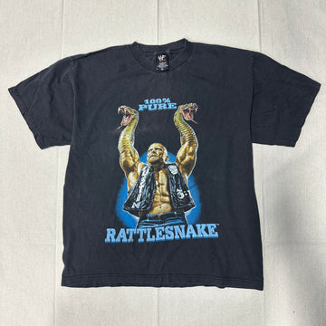 Vintage WWF Stone Cold Steve Austin Rattlesnake Graphic T-Shirt Size XL
