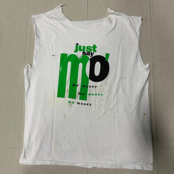 Vintage Damon Wayans Mo' Money Graphic Sleeveless T-Shirt Size Large Movei