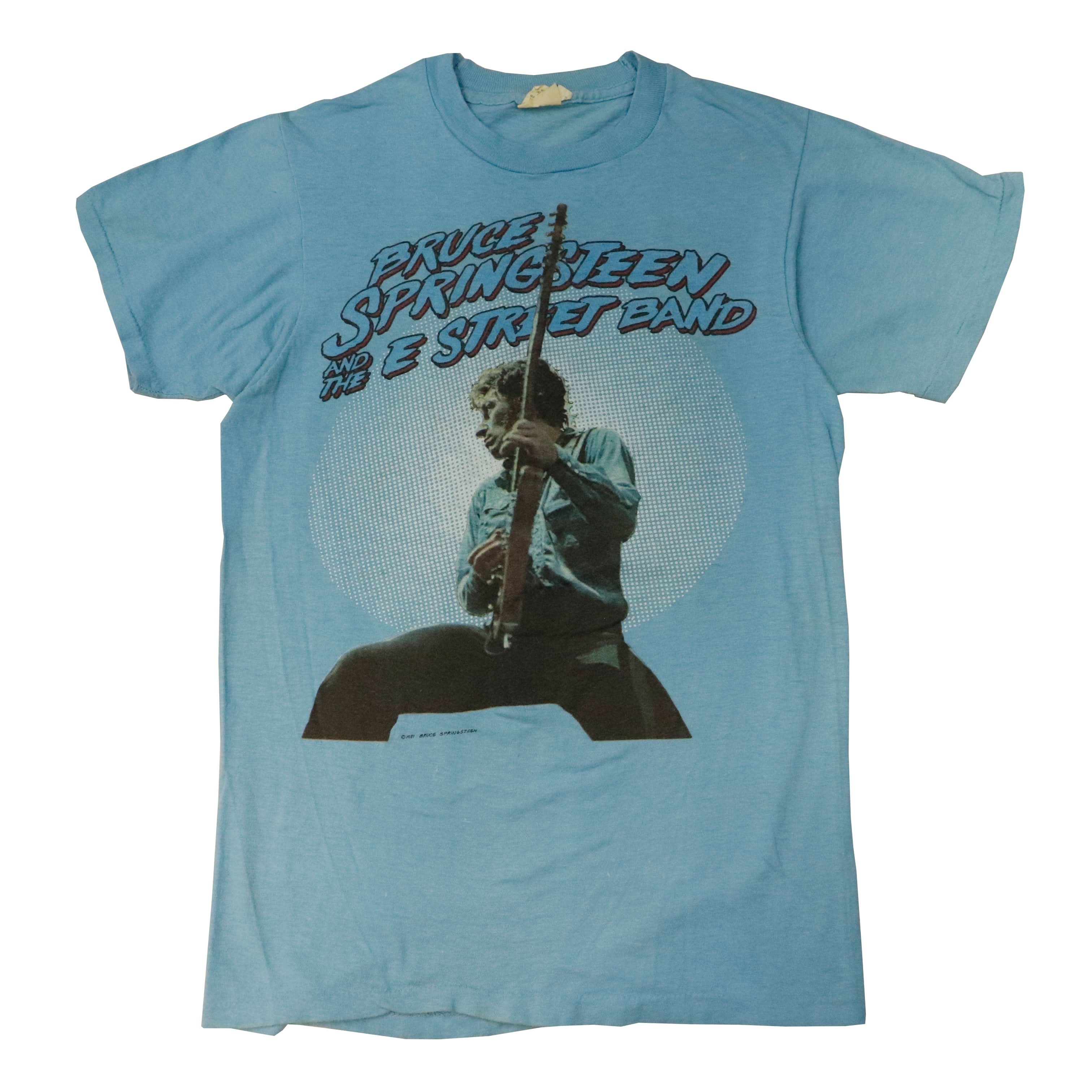 Vintage Bruce Springsteen & The E Street Band 1981 Concert Graphic T-Shirt Size S