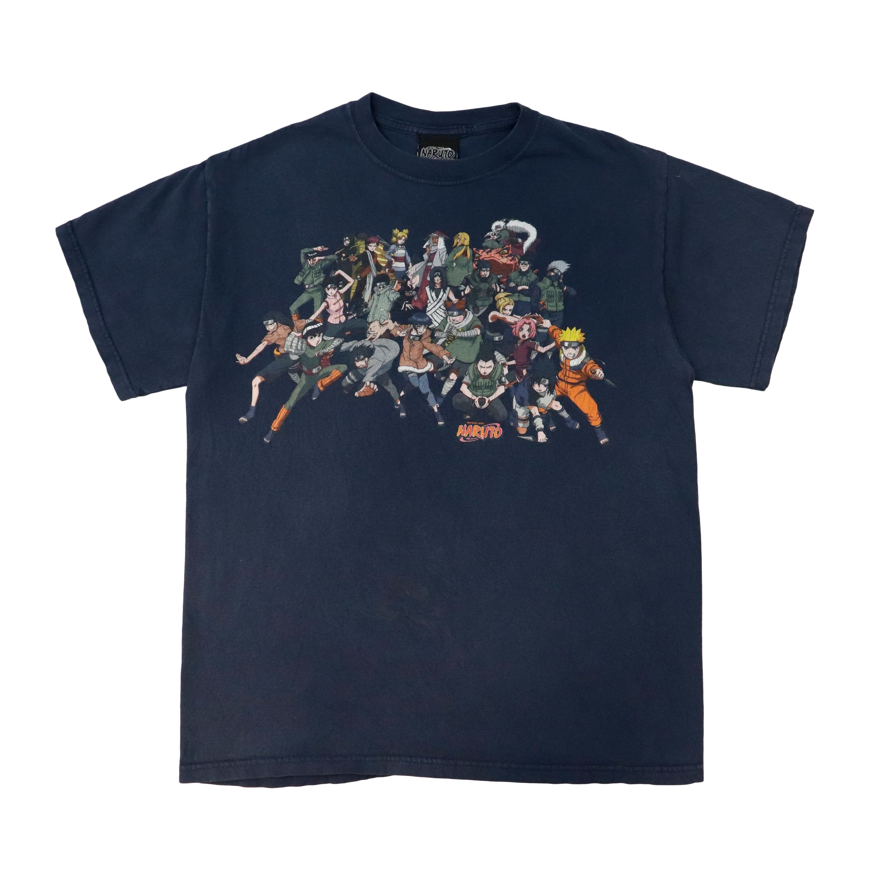 Vintage Naruto 2002 Anime Graphic T-Shirt Size M