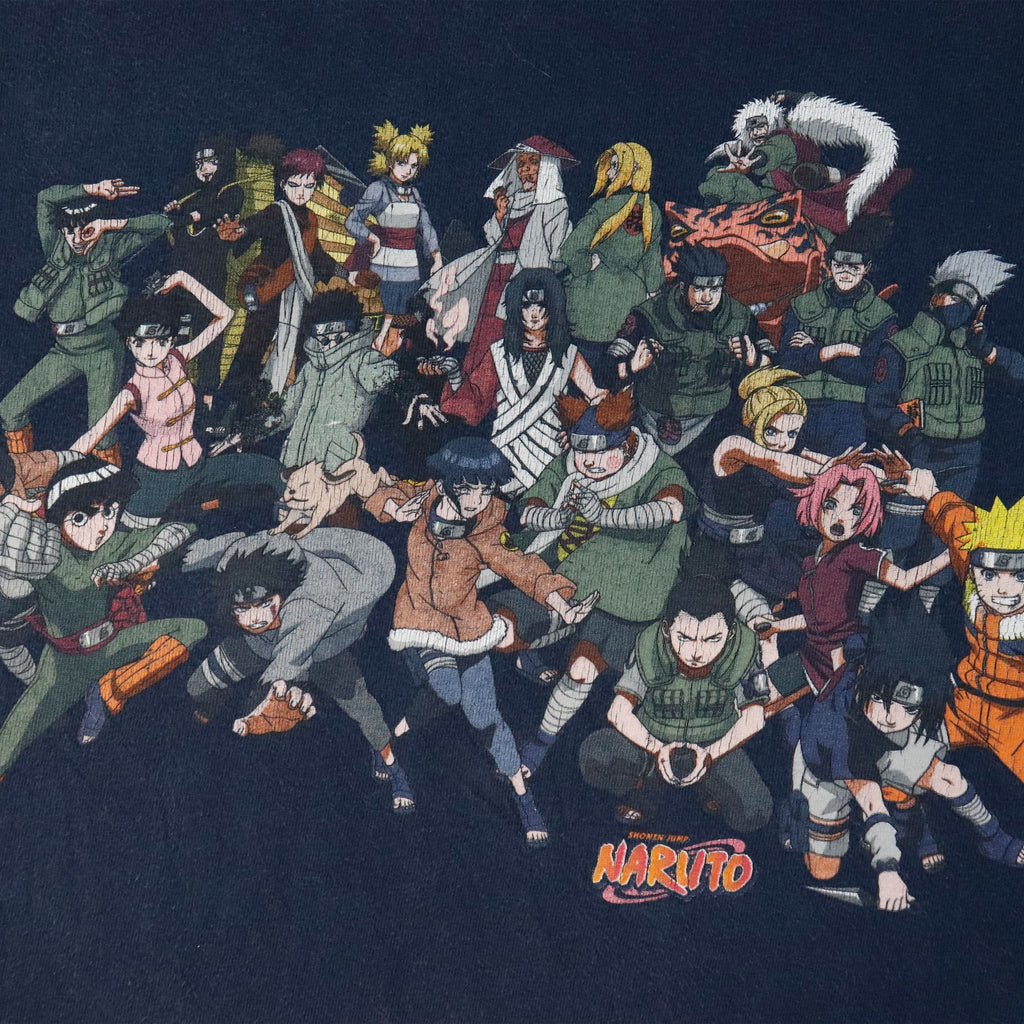 Vintage Naruto 2002 Anime Graphic T-Shirt Size M