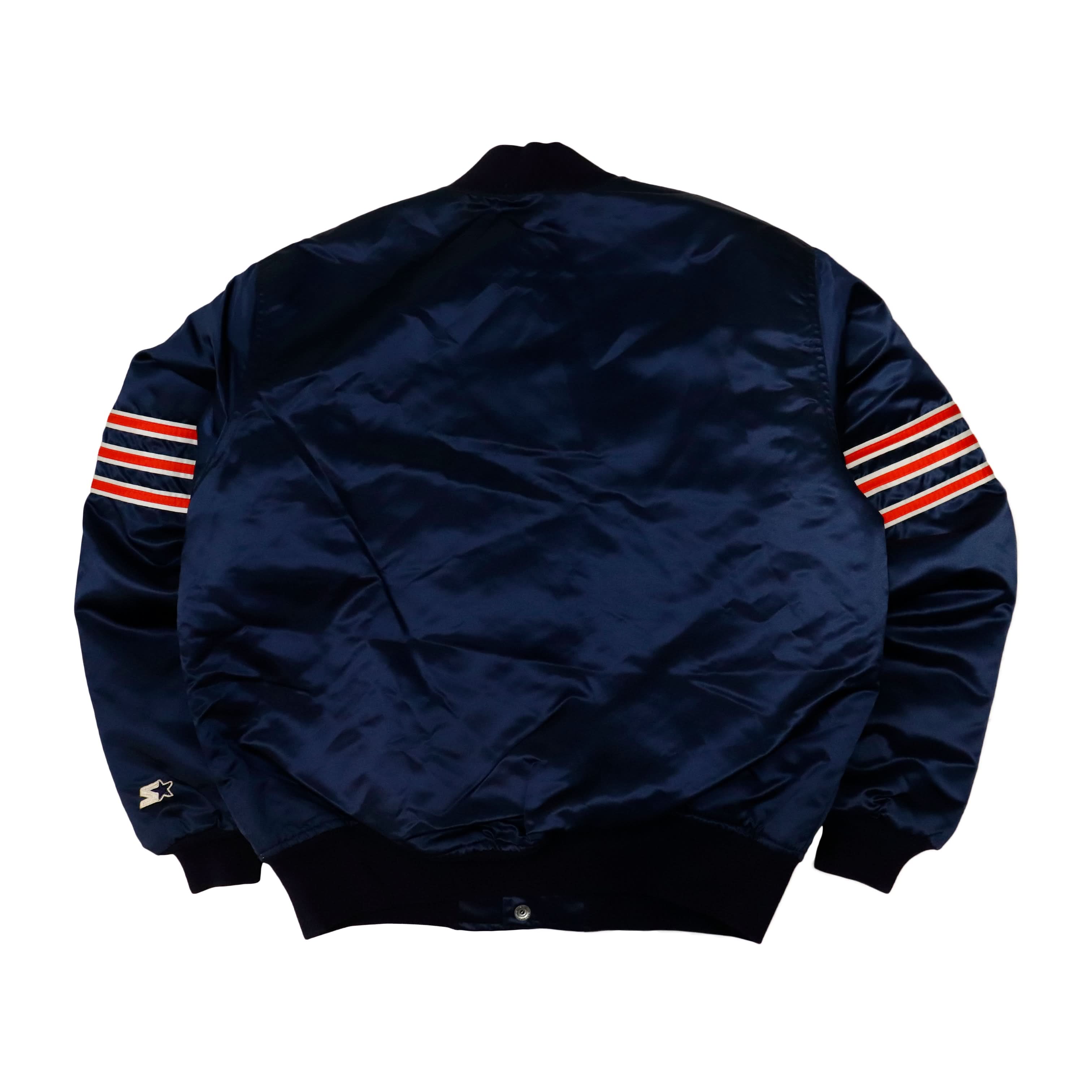 Vintage Starter Chicago Bears Satin Bomber Jacket Size L