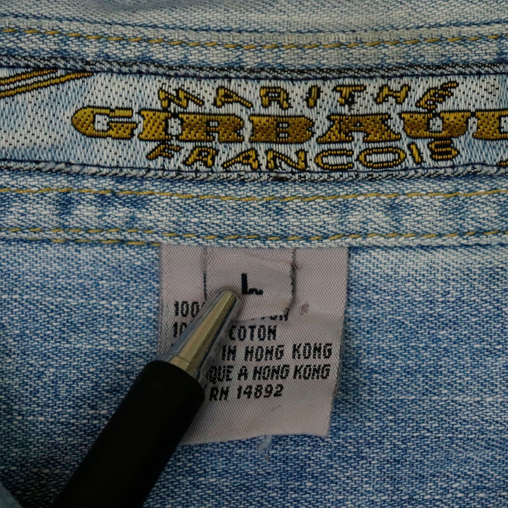 Vintage Marithe Francois Girbaud Denim Button Up Shirt Size L