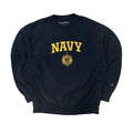 Vintage Champion Navy Graphic Crewneck Sweatshirt Size M