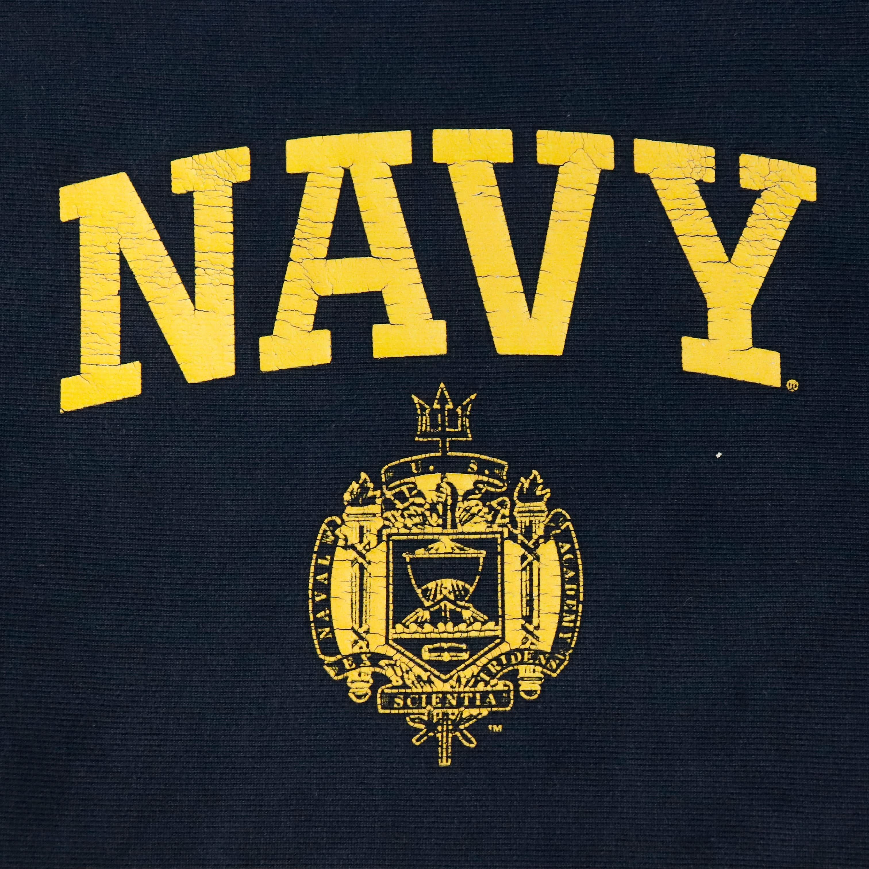 Vintage Champion Navy Graphic Crewneck Sweatshirt Size M