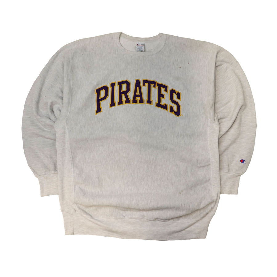 Vintage Champion Reverse Weave 90s Pirates Embroidered Crewneck