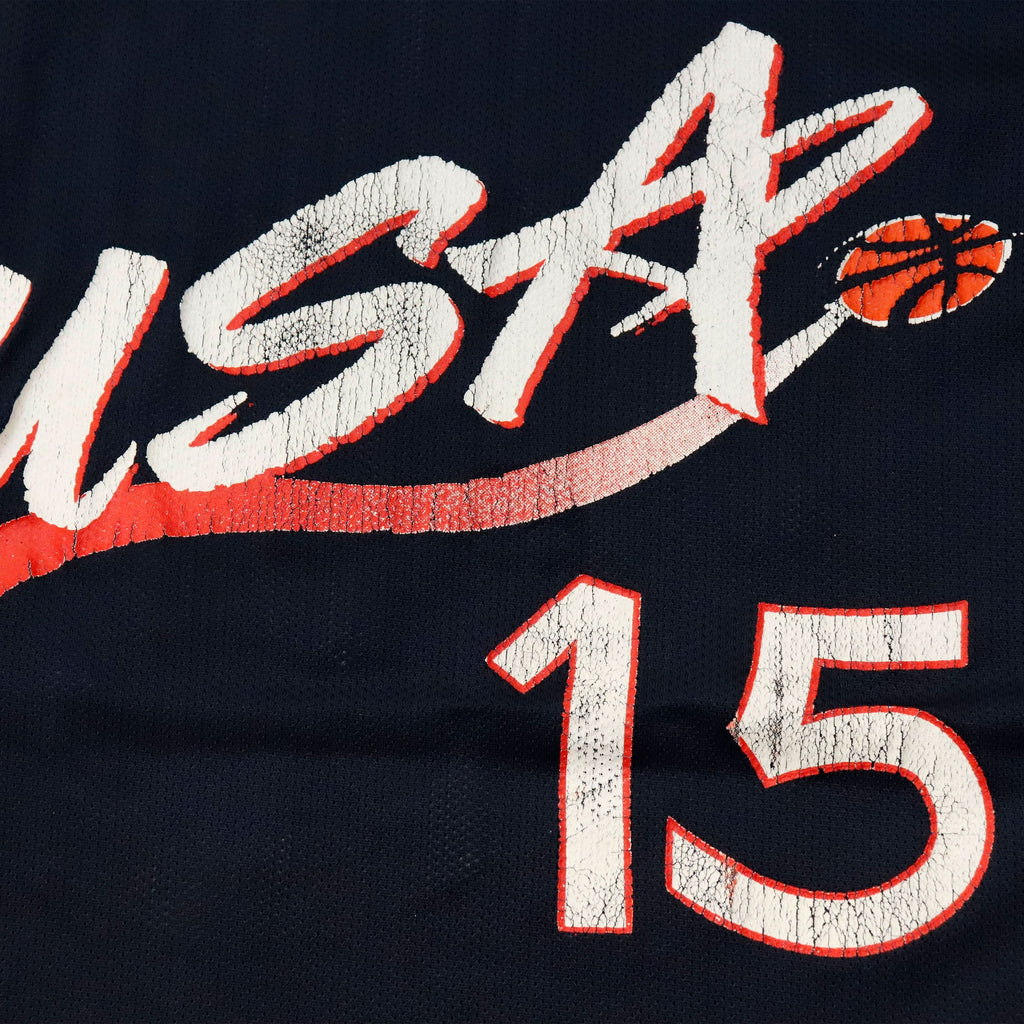 Vintage Champion #15 USA Basketball Olajuwon Jersey Size 48
